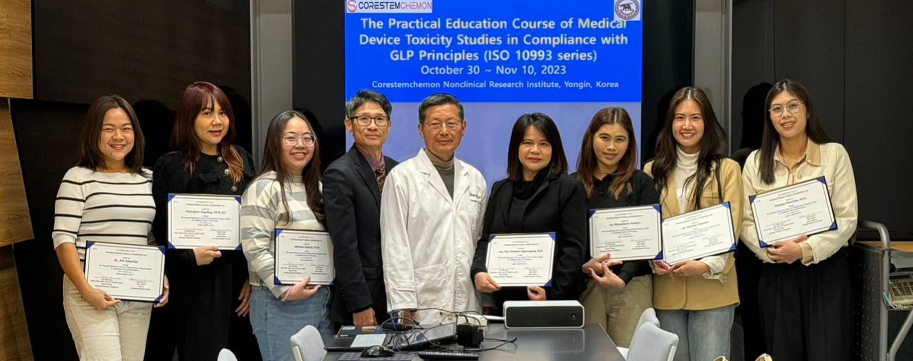 โครงการอบรมเชิงปฏิบัติการ “The Practical Education Course of Medical Device Toxicity Studies in Compliance with GLP Principles”